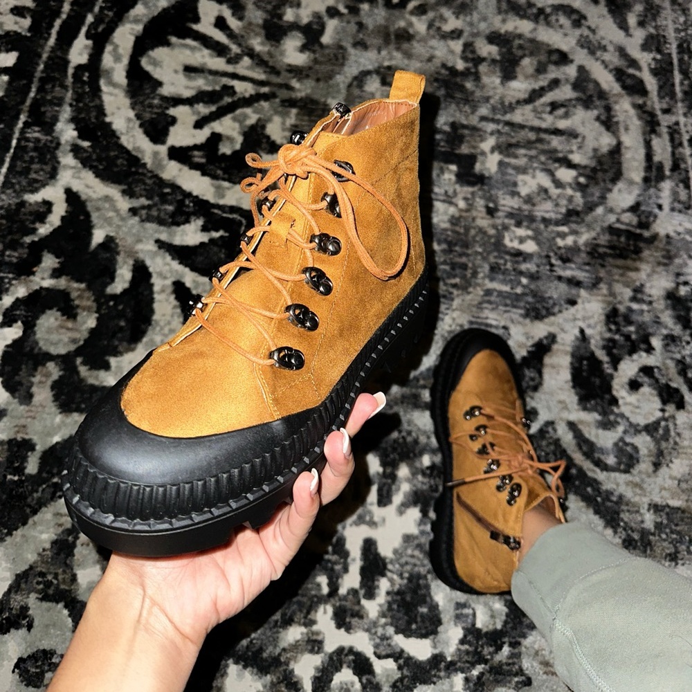 CASUAL BAE BROWN BOOTS